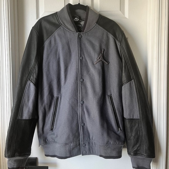 Jordan Other - Jordan Brand Varsity Jkt X-Large in Black Gray, Men's